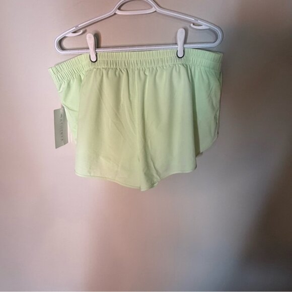ATHLETA New Speedwork Mid Rise Run Shorts Lined Mint Green Lightweight Size XL - Picture 6 of 12